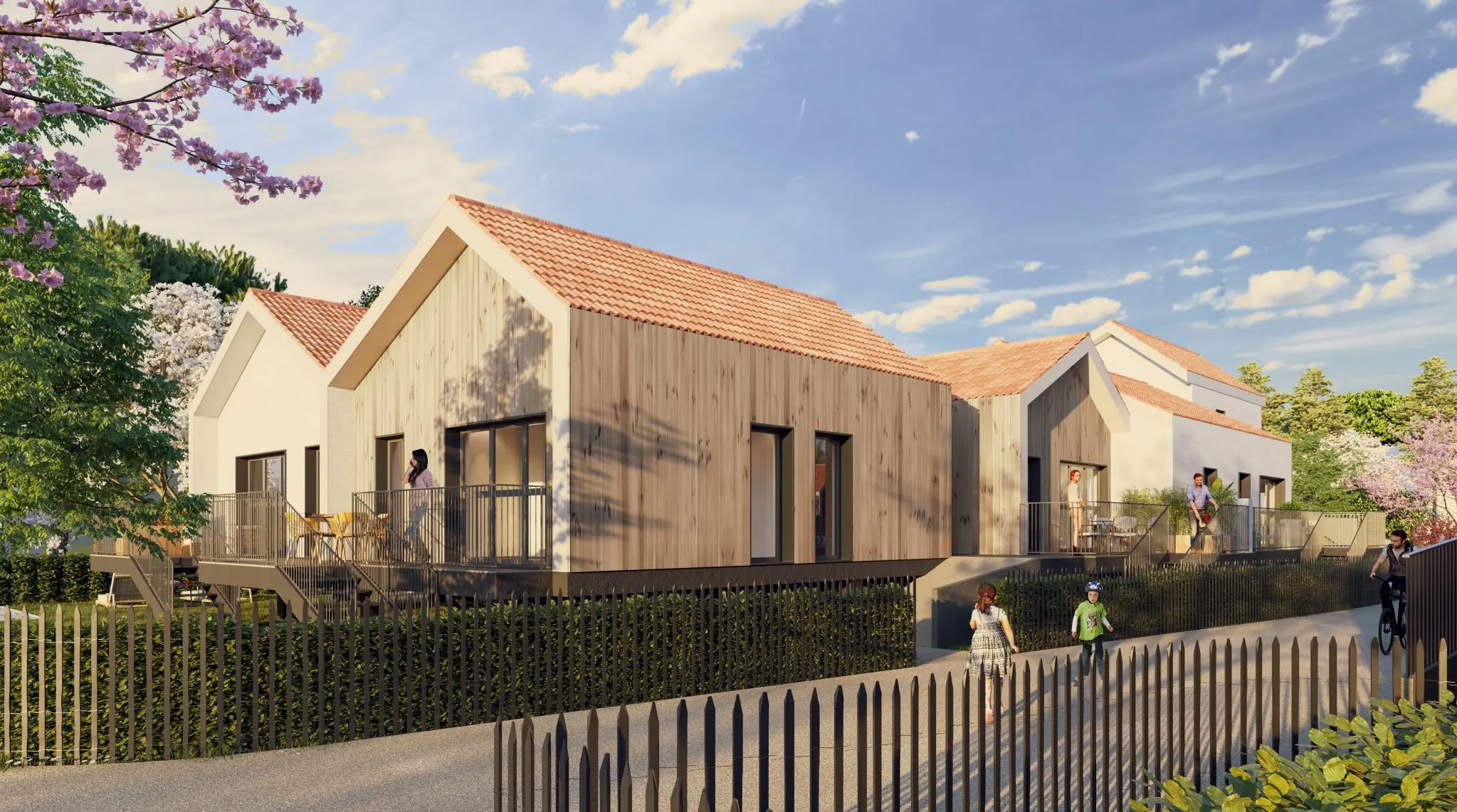 Résidence Claire de Nacre - Programme neuf Gujan Mestras - Vue extérieur