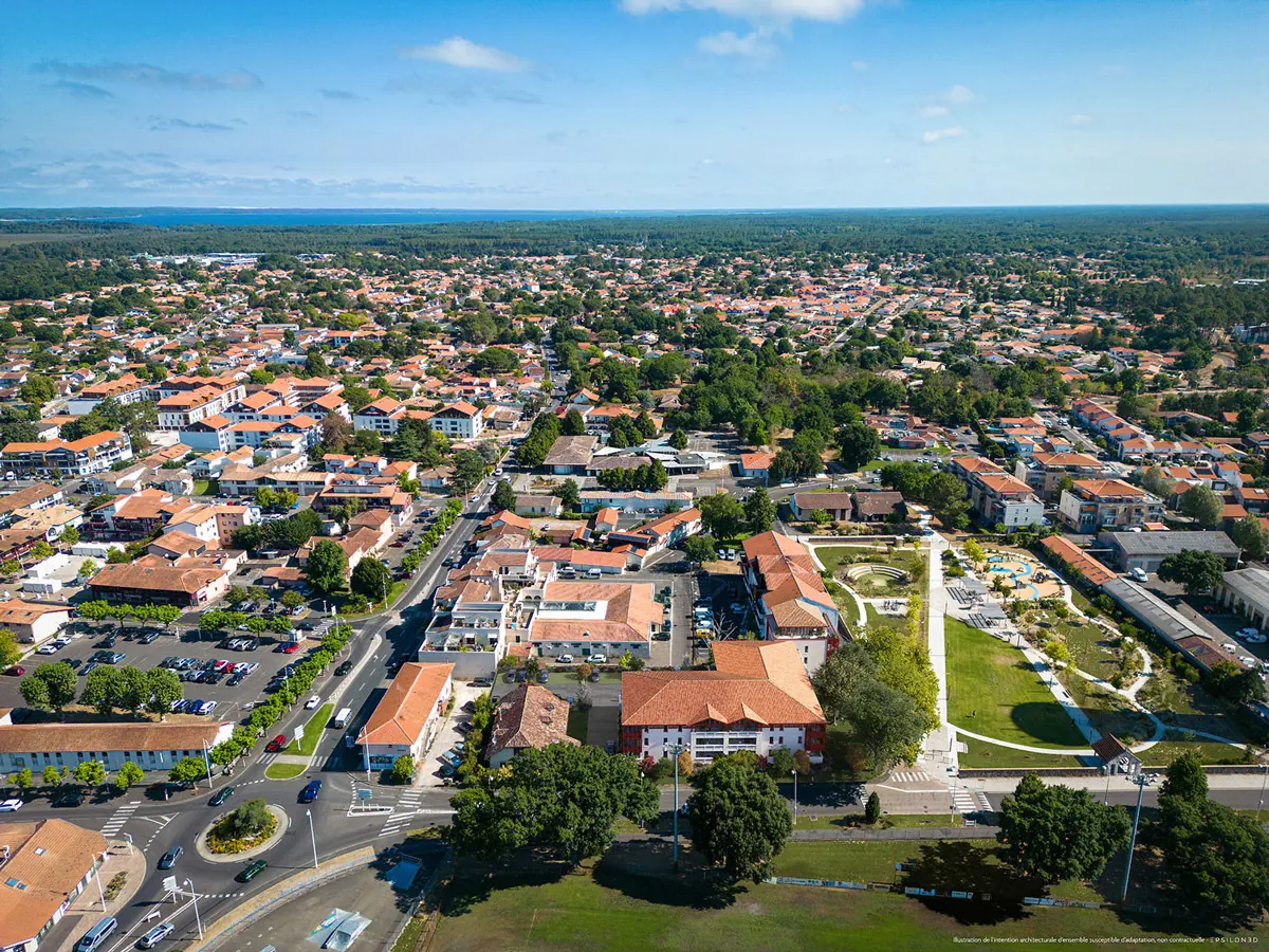 Résidence EssenCiel - Programme neuf Biscarosse - Vue aérienne