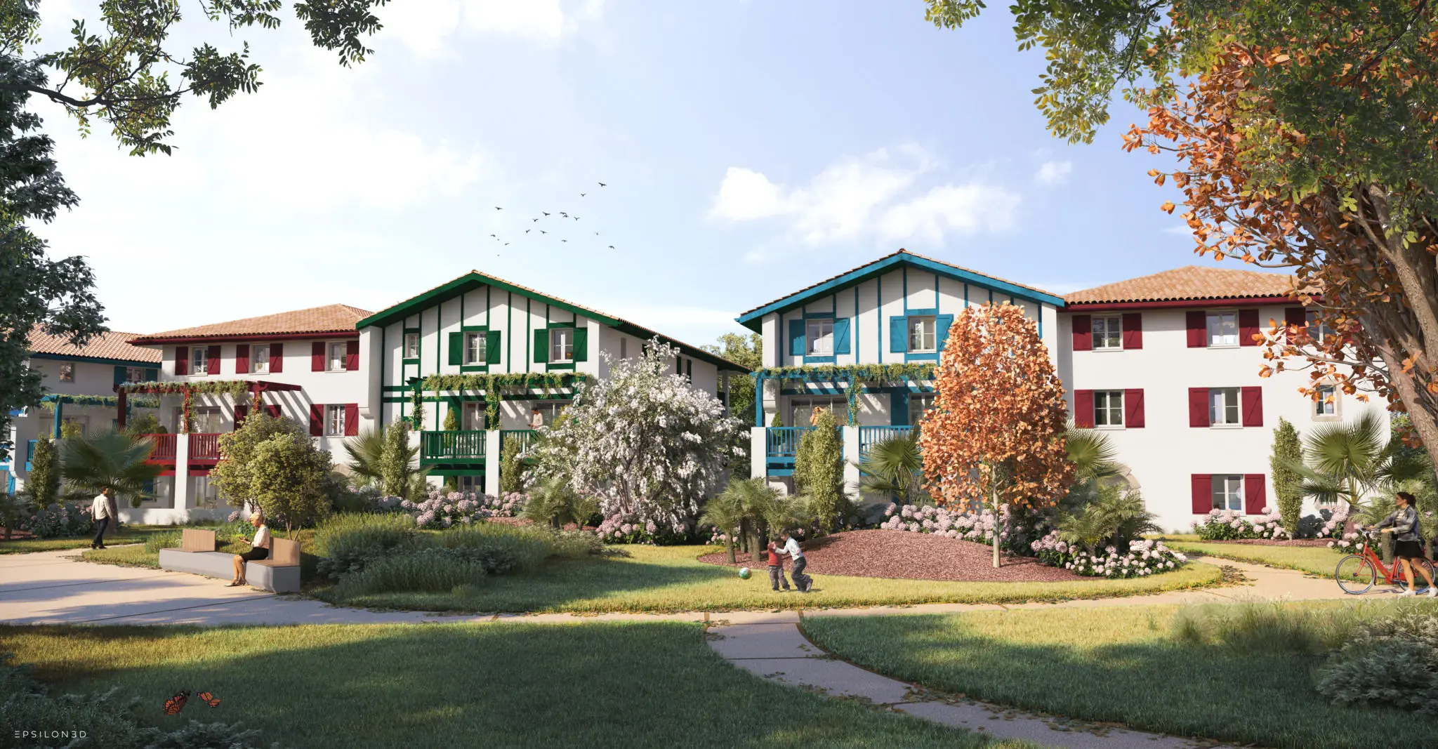 Résidence Haritz Azpian - Programme neuf Arcangues - Vue extérieur