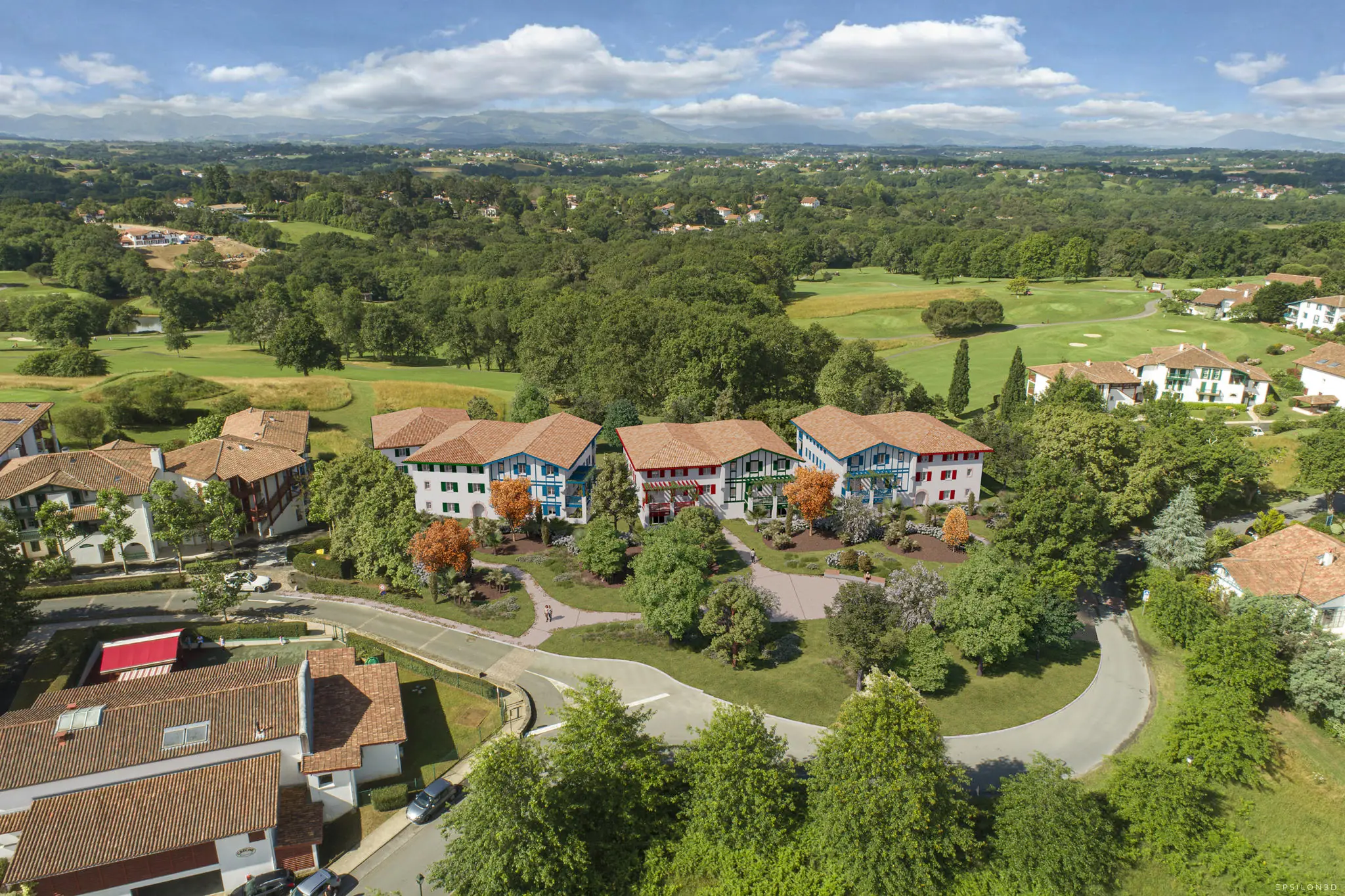 Résidence Haritz Azpian - Programme neuf Arcangues - Vue aérienne