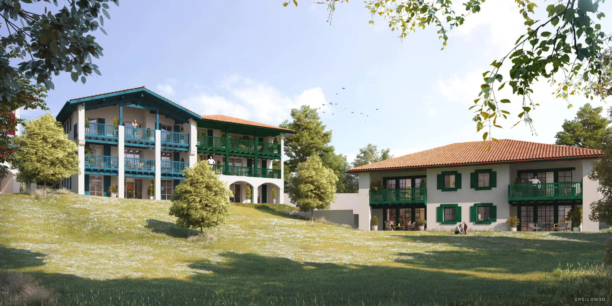 Résidence Haritz Azpian - Programme neuf Arcangues - Vue extérieur