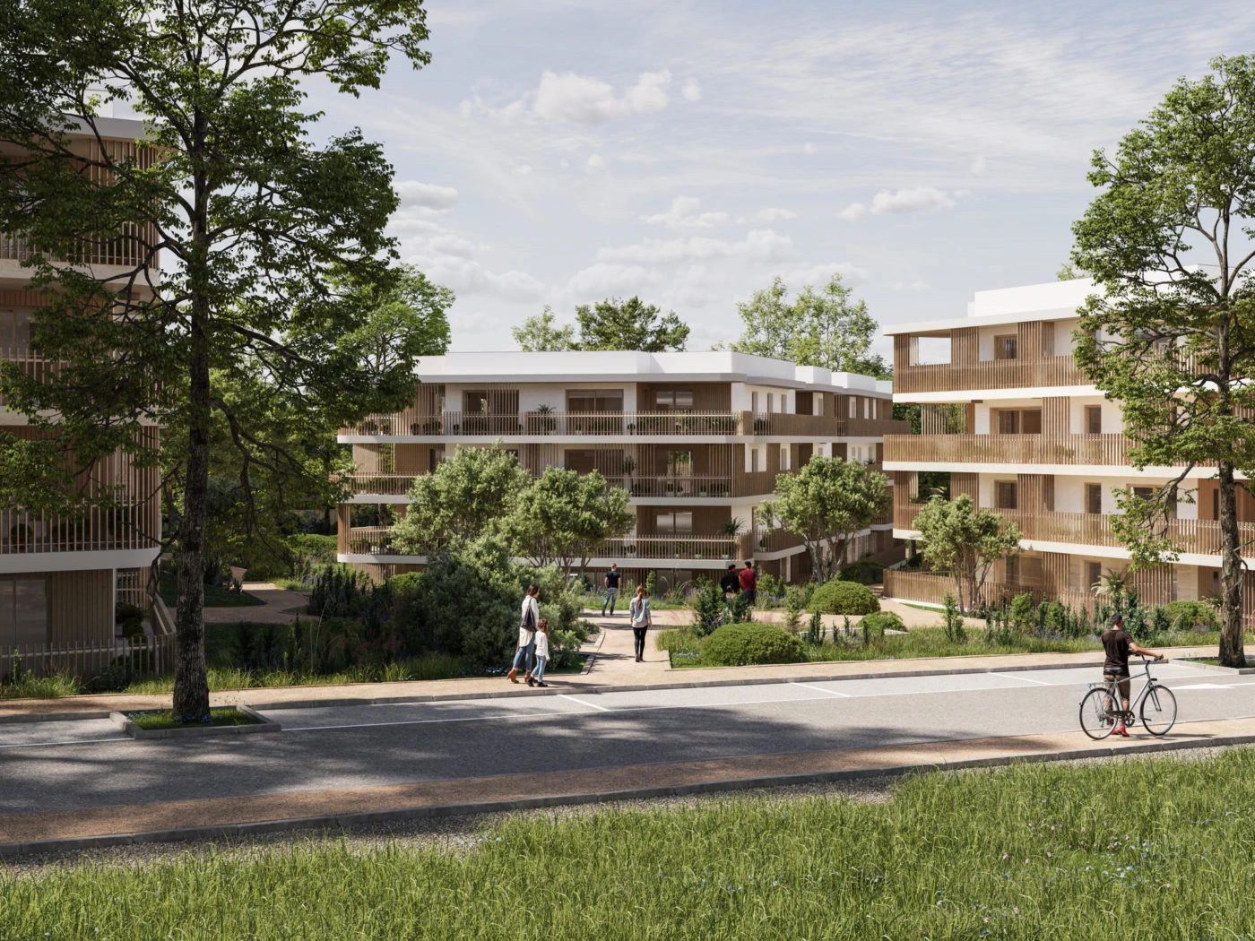 Résidence AIA - Programme neuf Hendaye - vue extérieur