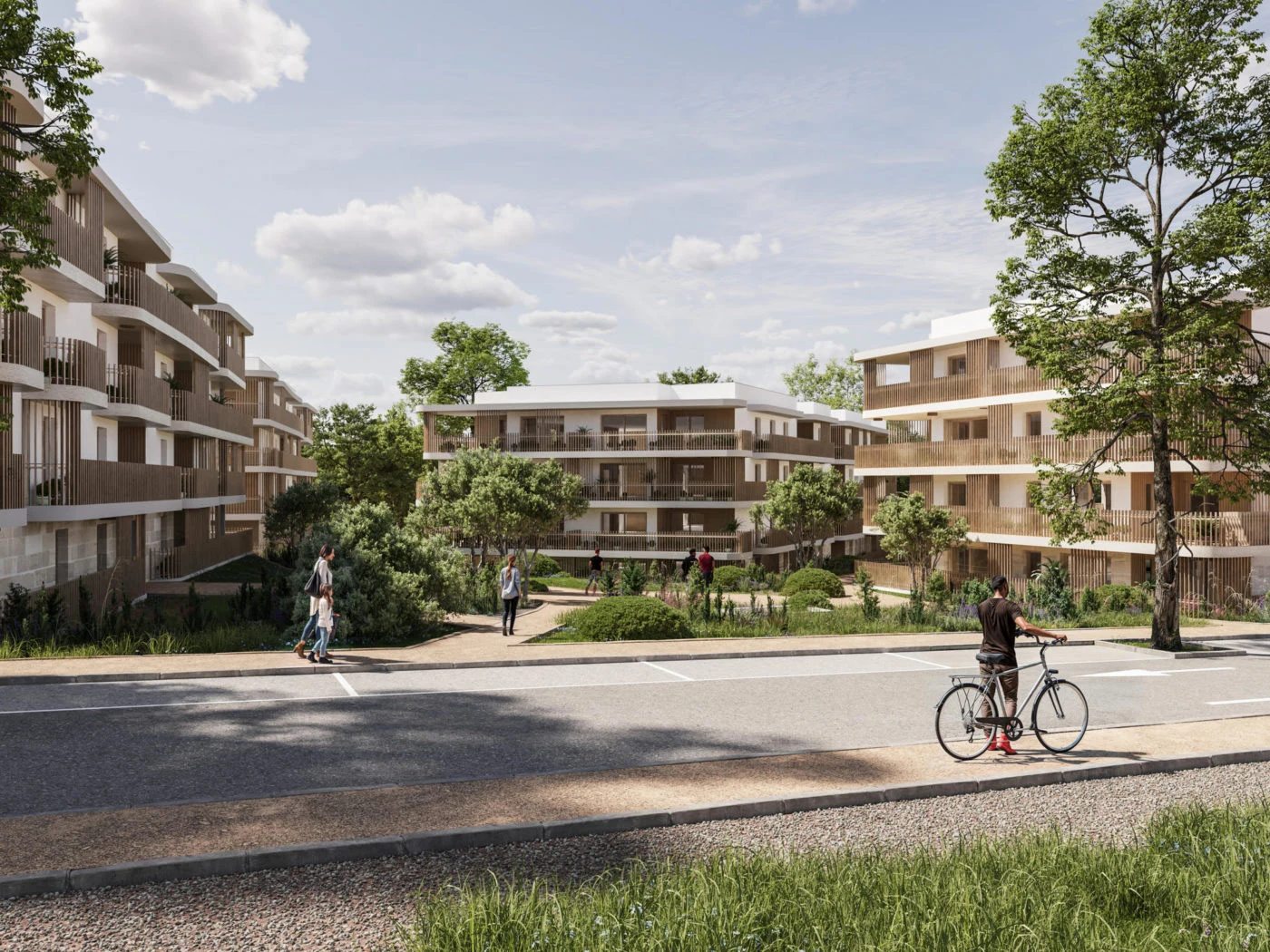 Résidence AIA - Programme neuf Hendaye - Vue extérieur