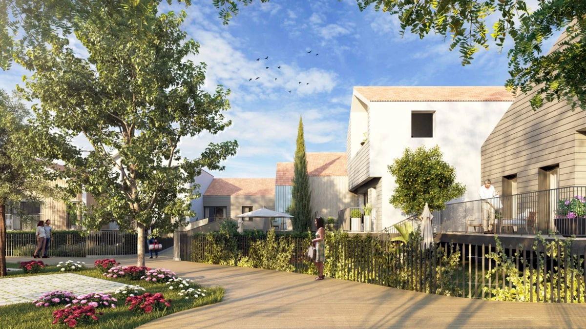 Résidence Claire de Nacre - Programme neuf Gujan Mestras - Vue extérieur