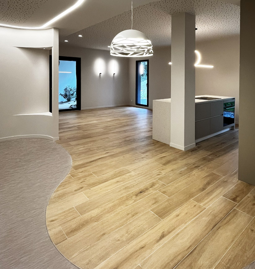 photo du showroom Haranam à Anglet : vue intérieur
