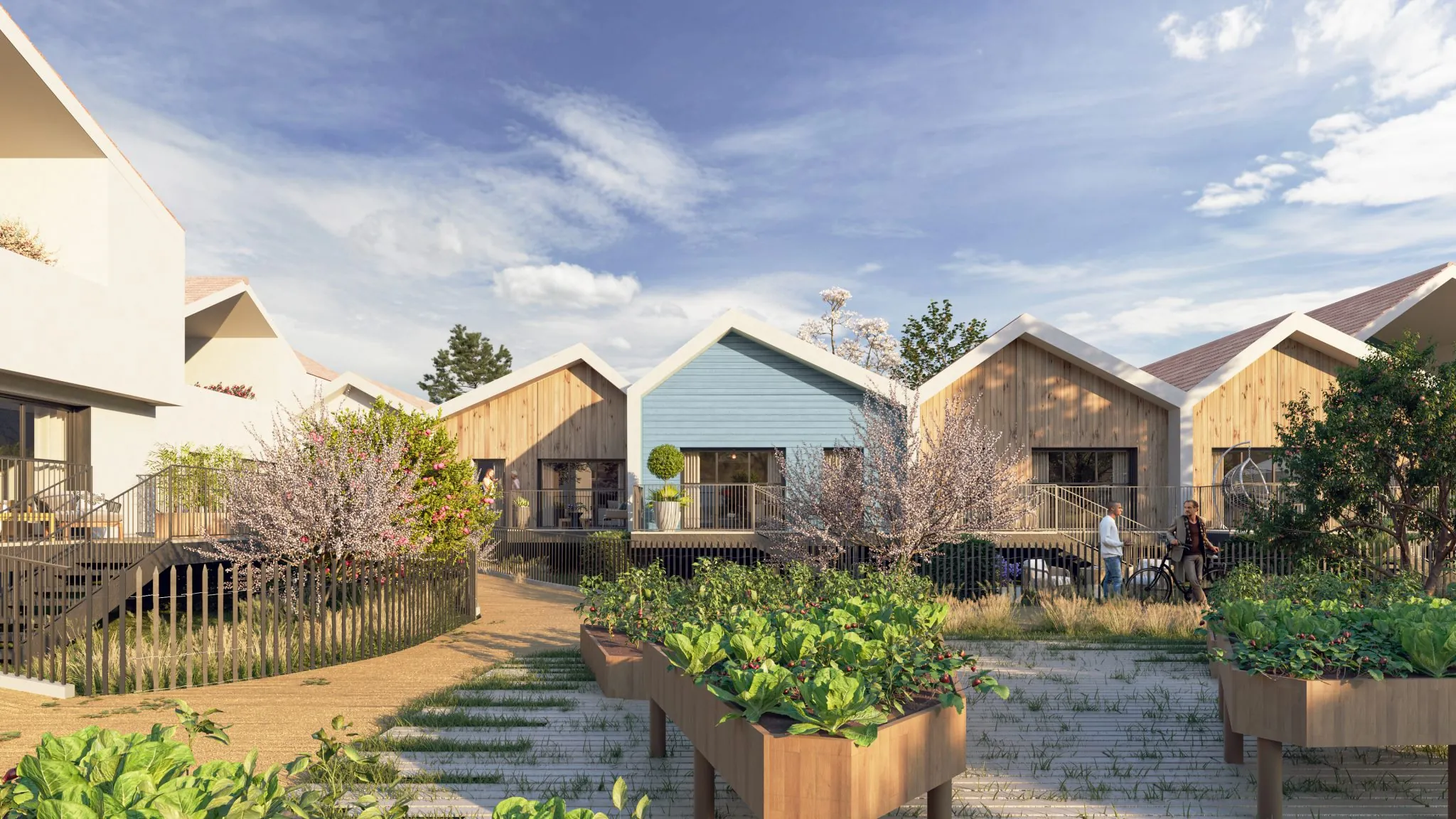 Résidence Claire de Nacre - Programme neuf Gujan Mestras - Vue extérieur